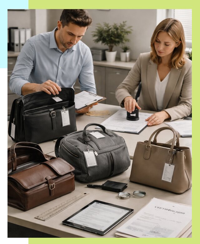 Сертификация сумок в Нальчике от 7772 руб. | Алешин-Нль