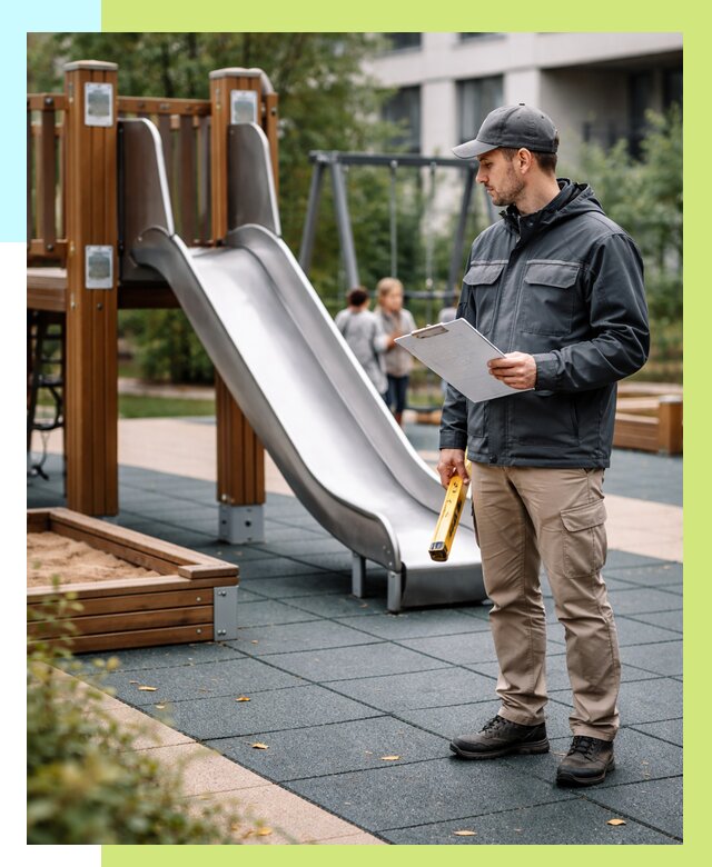 Сертификация детских площадок в Нальчике от 25908 р. | Алешин-Нль