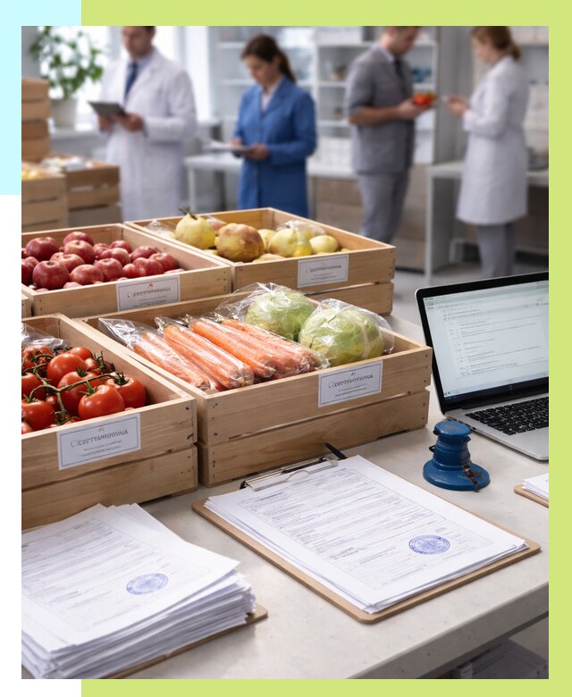 Сертификация овощей и фруктов в Нальчике от 8809 р. | Алешин-Нль