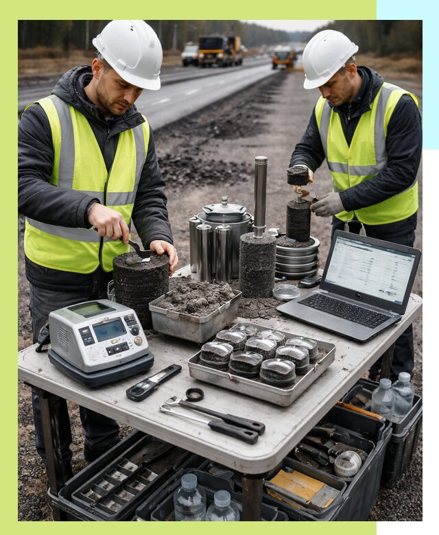 Сертификация асфальта: испытания и подтверждение в Нальчике