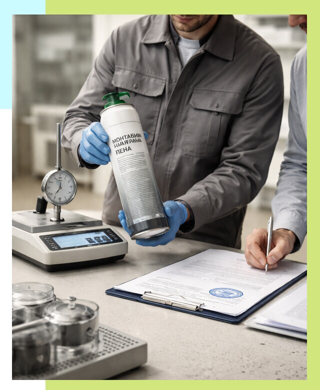 Сертификация монтажной пены в Нальчике от 15545 р. | Алешин-Нль