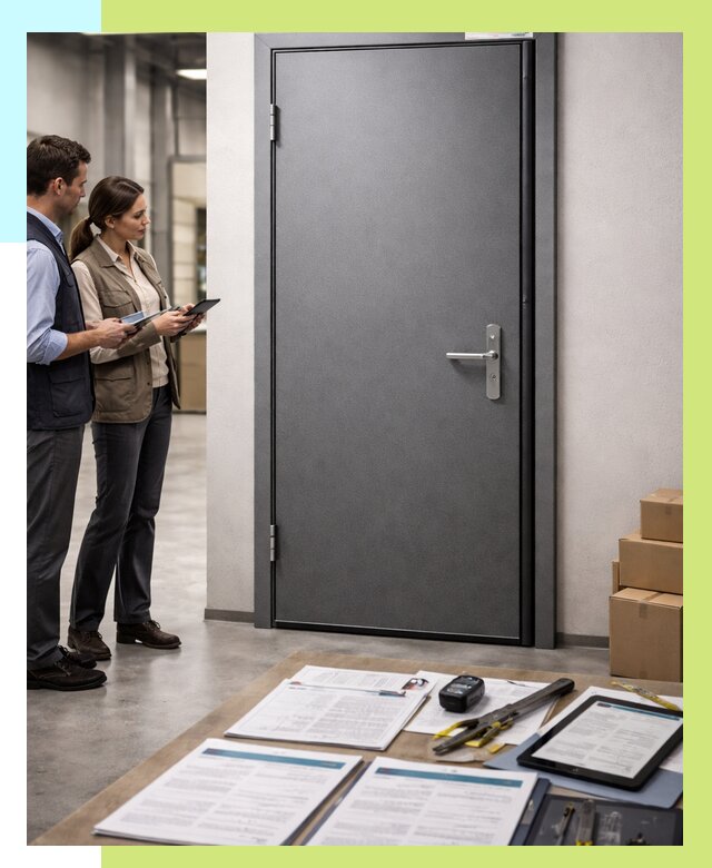 Сертификация противопожарных дверей в Нальчике от 9327 р. | Алешин-Нль