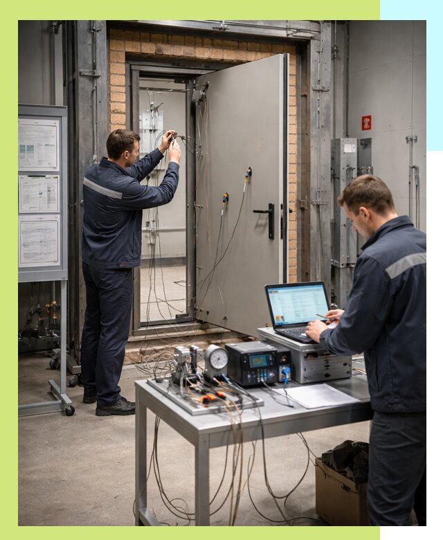 Сертификация противопожарных дверей в Нальчике по ГОСТ и ТР