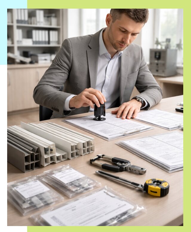 Сертификация ПВХ продукции в Нальчике от 8809 р., Алешин-Нль