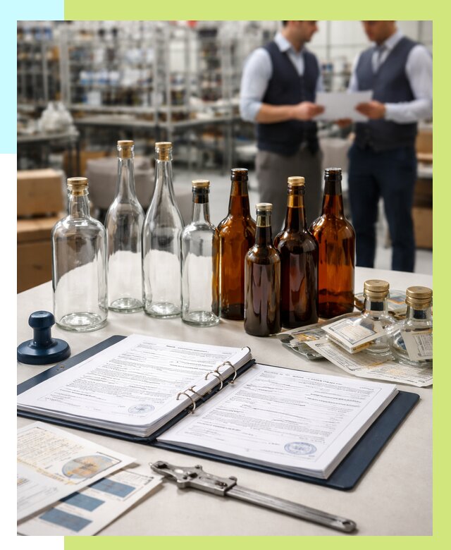 Сертификация стеклянных бутылок в Нальчике от 25908 р. | Алешин-Нль