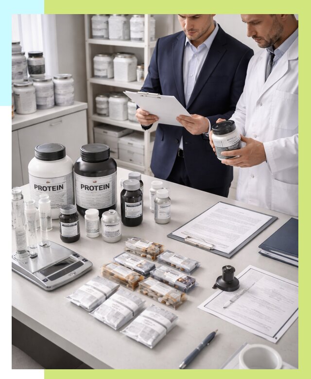 Сертификация спортивного питания в Нальчике от 15545 р., Алешин-Нль