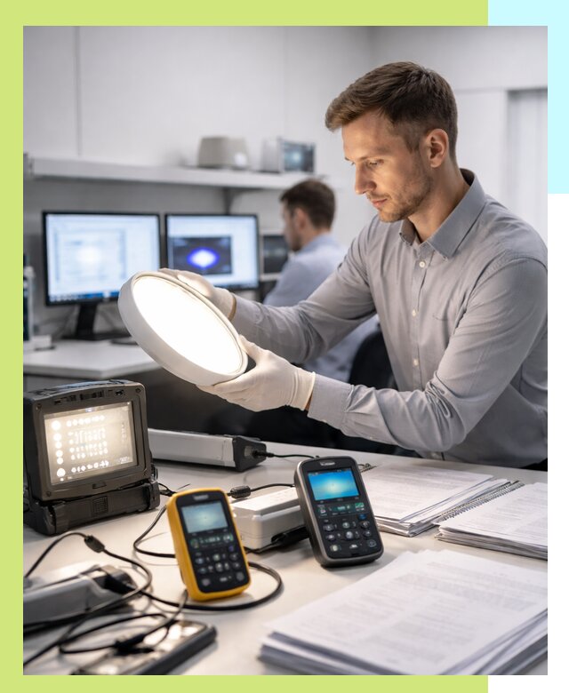 Сертификация светильников в Нальчике: испытания и оформление