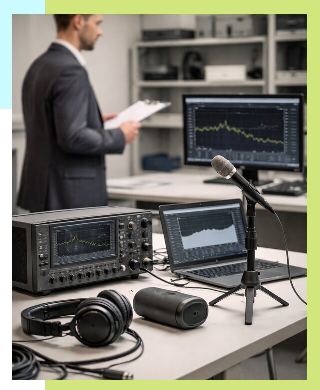 Сертификация аудиотехники в Нальчике от 15545 р., Алешин-Нль