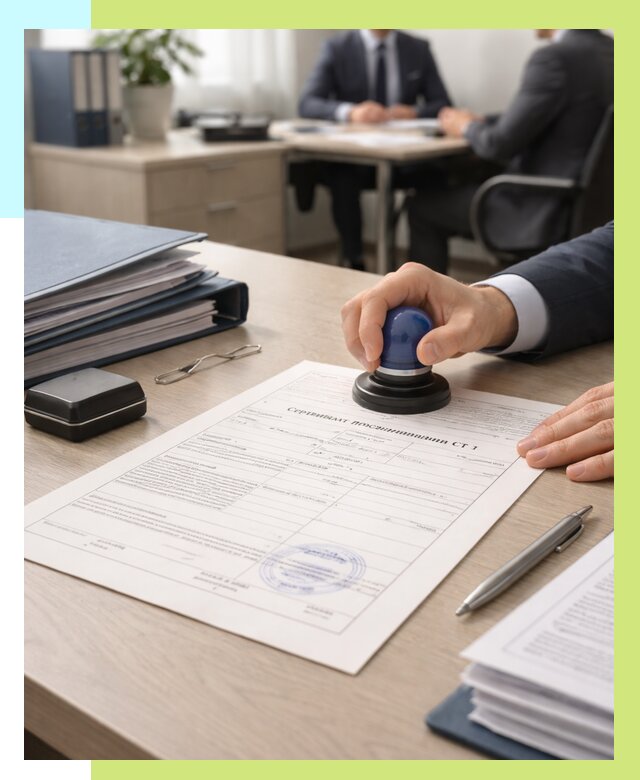 Сертификат происхождения СТ 1 в Нальчике от 4663 р. | Алешин-Нль