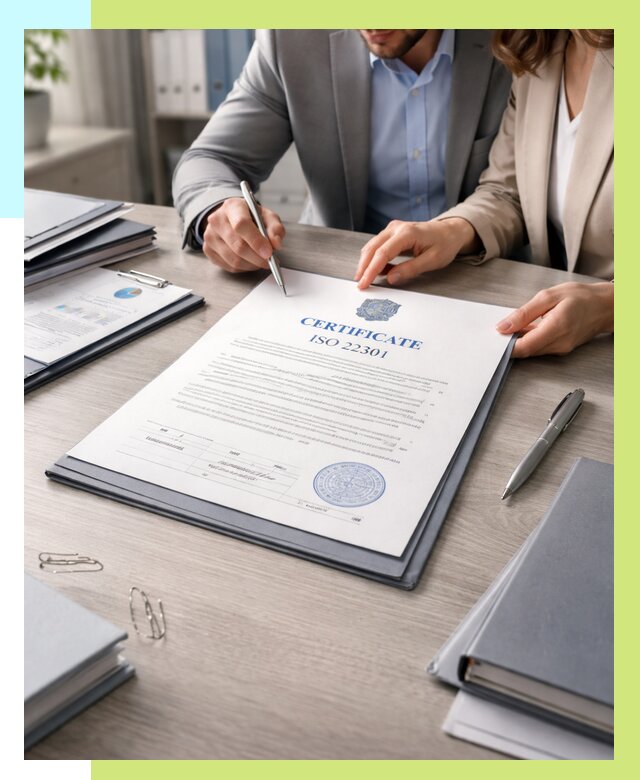 Сертификат ISO 22301 в Нальчике от 46634 р. | Алешин-Нль срочно